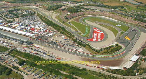 Circuit de Catalunya à vol d’oiseau